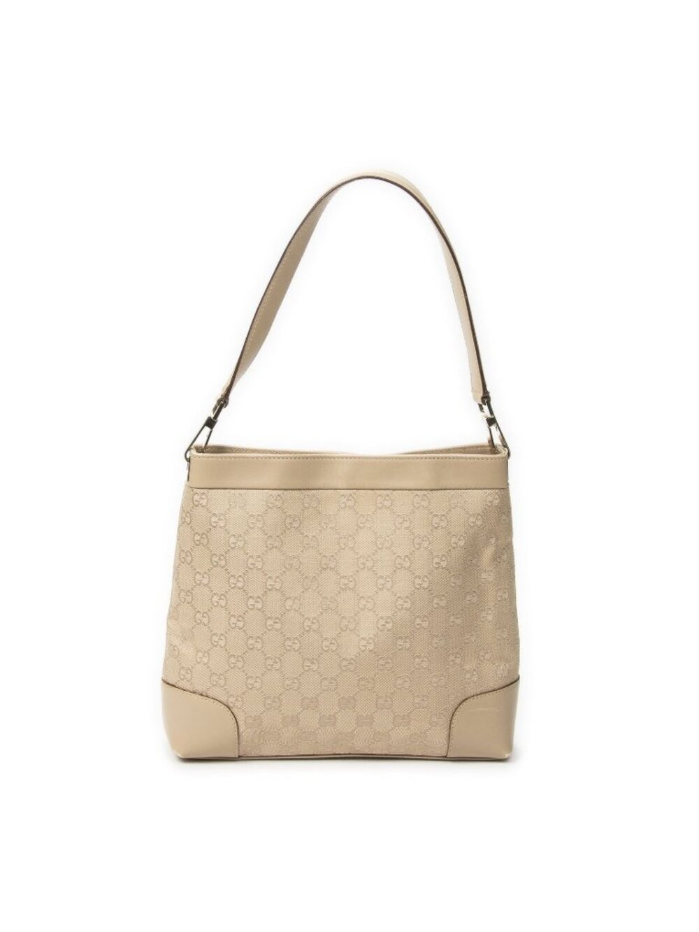 Gucci Shoulder Hobo Beige GG Canvas